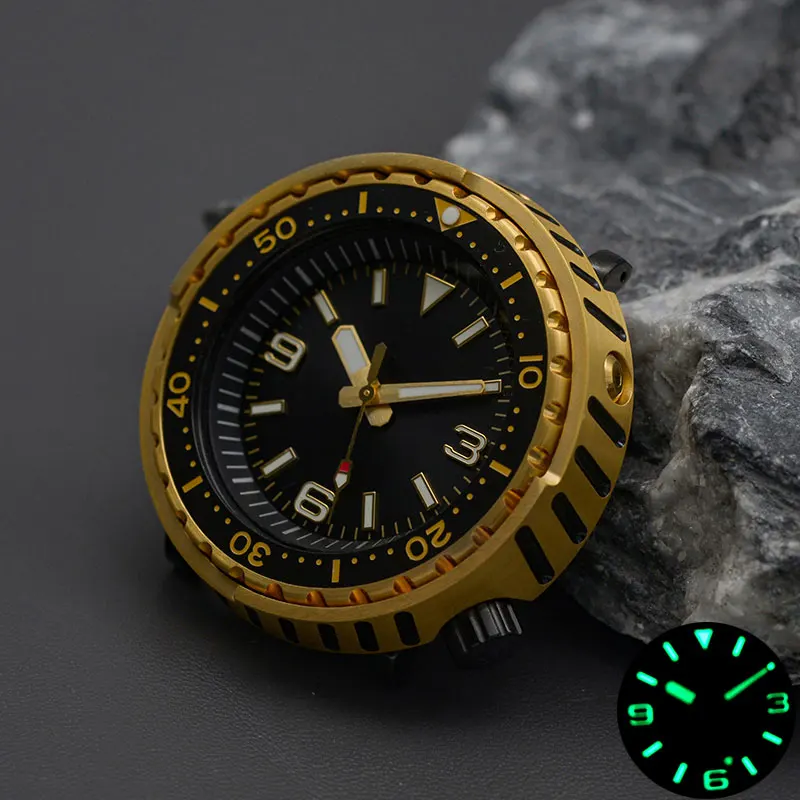 Tuna Canned Cases 30ATM Waterproof Diver Watch Fashion Bezel Automatic Mechanical Watches NH35 NH36 Movement Watch Head