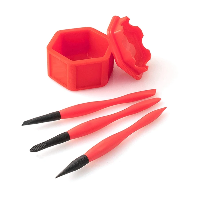 

ABZV-Compact Silicone Glue Brush Woodworking Glue Applicator Set Portable DIY