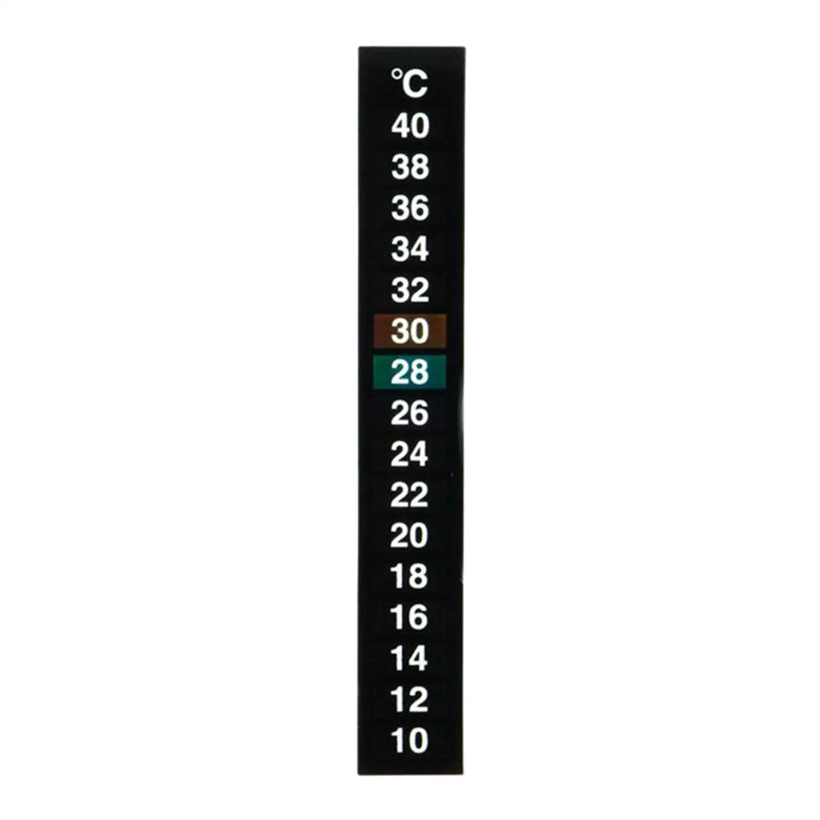 5 Pieces Traditional Aquarium Temperature Strip Degree Display