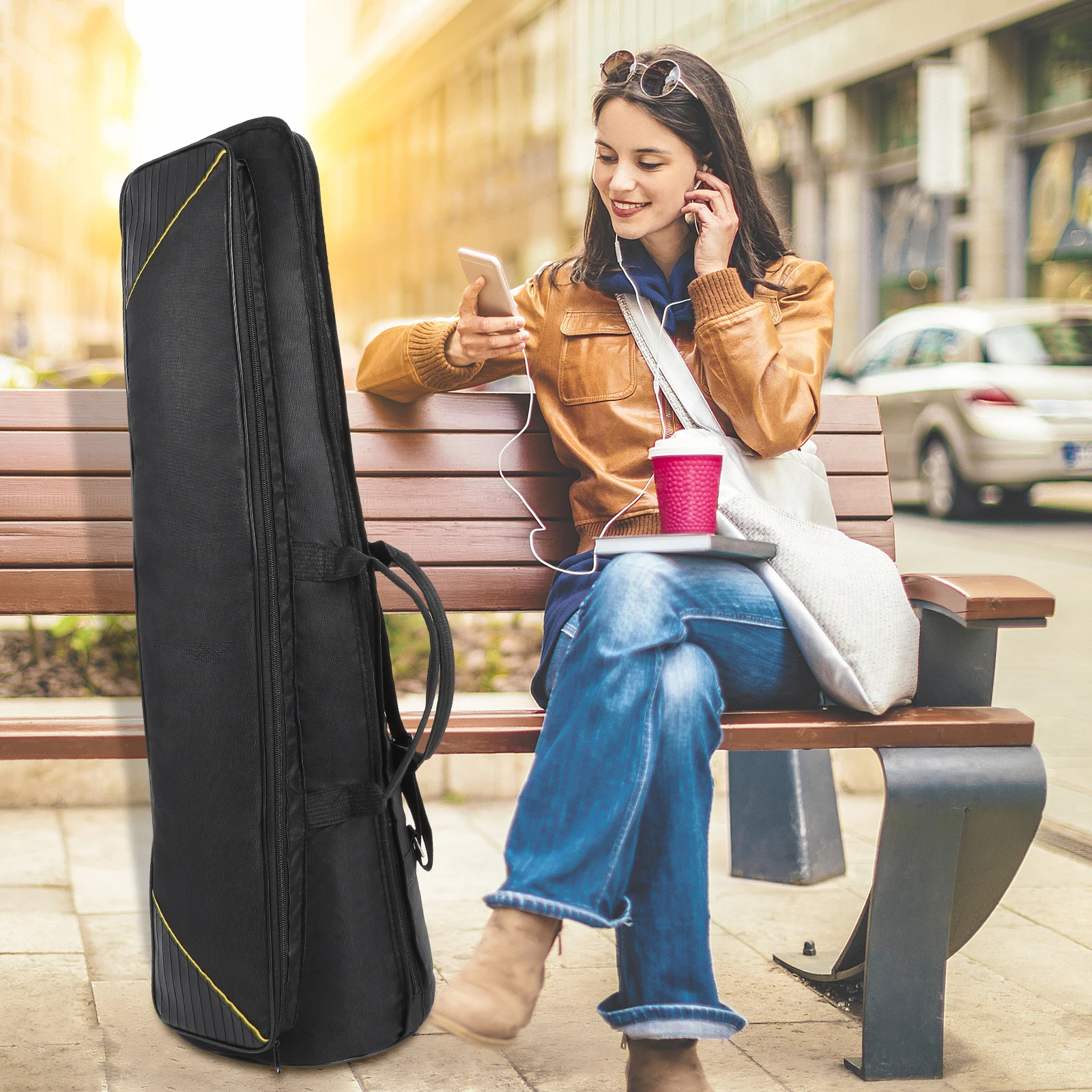 

Trombone Bag Storage Case Music Equipment Water Proof Musical Instrument Cotton Travel Handbag