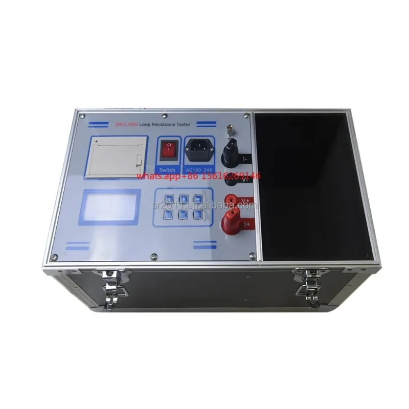 

Large LCD Display Screen 100A Loop Contact Resistance Test Set Micro Ohmmeter Resistance Loop Tester Instrument