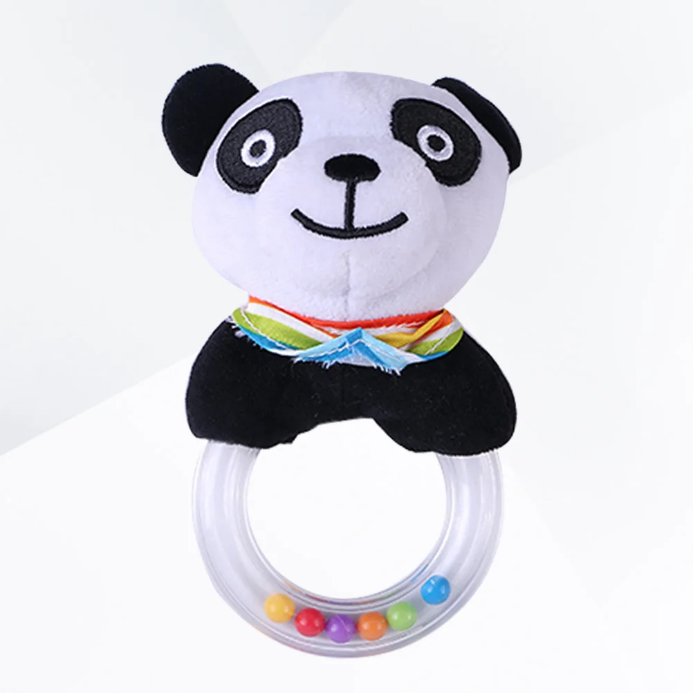 

Cartoon Animal Scarf Panda Hand Stick Baby Children's Gift Cartoon Teether Ring