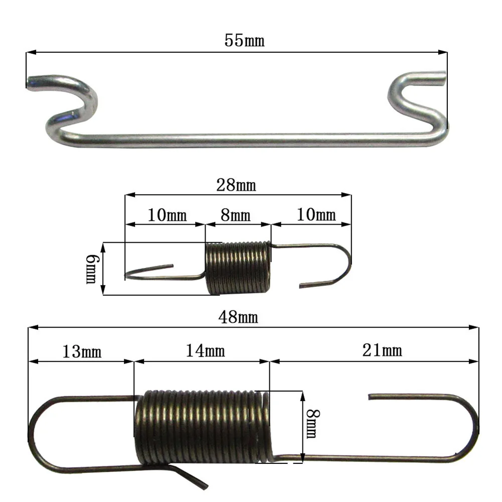 Pull Rod Tension Spring Kit for EY20 Compatible For Generators Includes 1 Pull Rod 1 Thick Spring 1 Thin Spring for Engine Pump