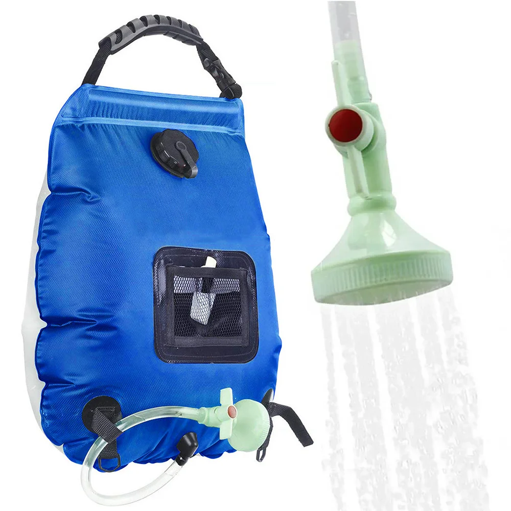 Solar-Dusch tasche im Freien 20l Solarheizung Outdoor-Camping-Dusch tasche Warmwasser temperatur 45 Grad C mit abnehmbarem Schlauch kopf – Detail 14