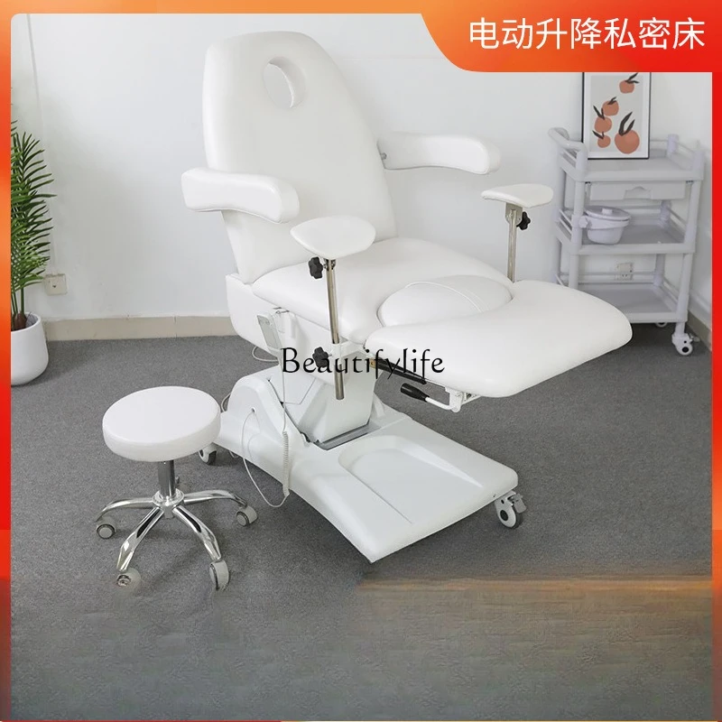 01-Electric beauty bed Multifunctional nursing bed Folding lift chair