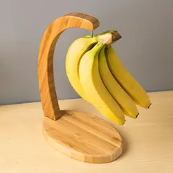 Banana Holder Tree Stand Hanger Grapes Countertop Living Room Decoration