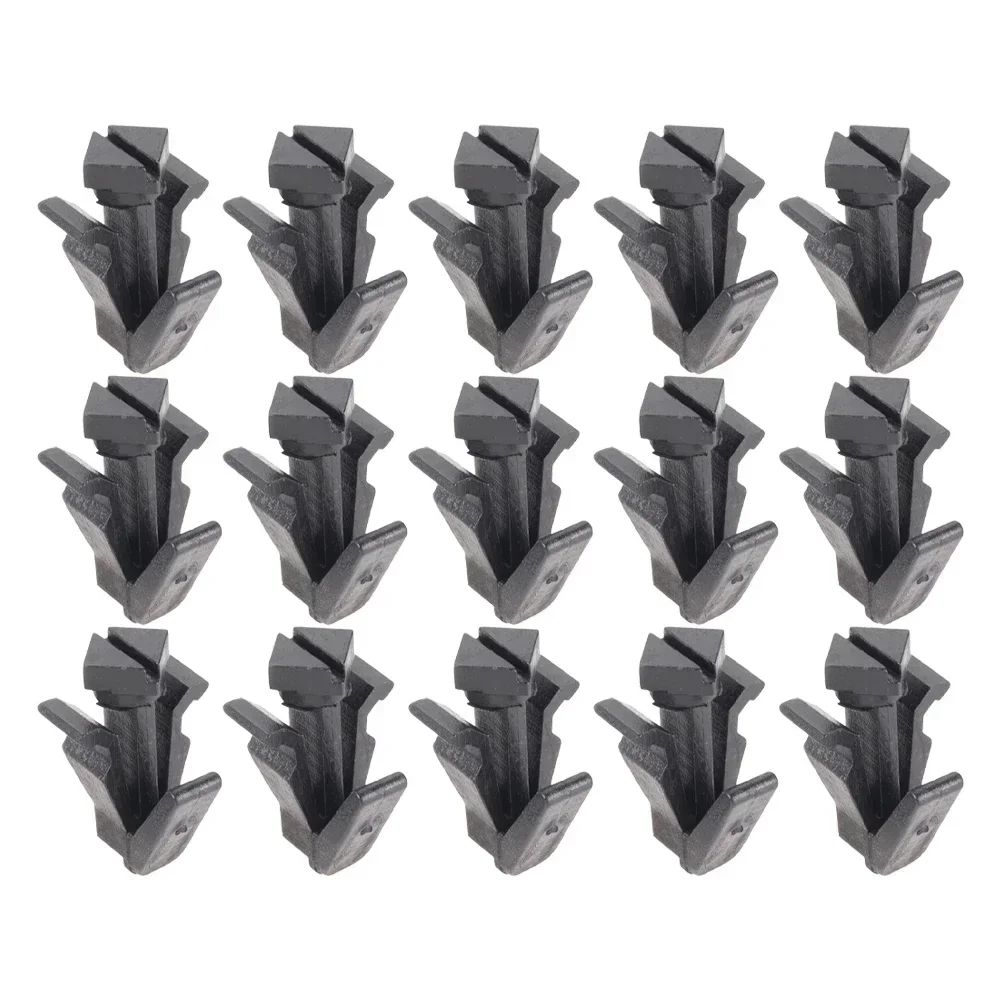 15x clipe de grade de nylon preto para carro 61014 braçadeira de substituição para nissan para frontier 76882-0m060 acessórios interiores fixador auto