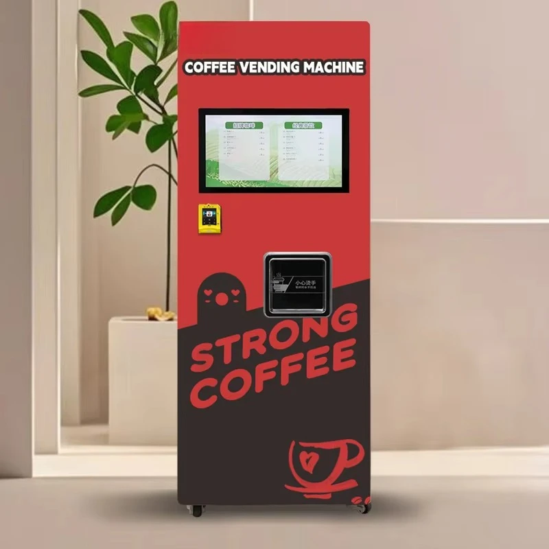 Customized Factory Direct Price 168 Capsules Coffee Vending Machine Smart Touch Screen Commercial Self Service for Bulk Order