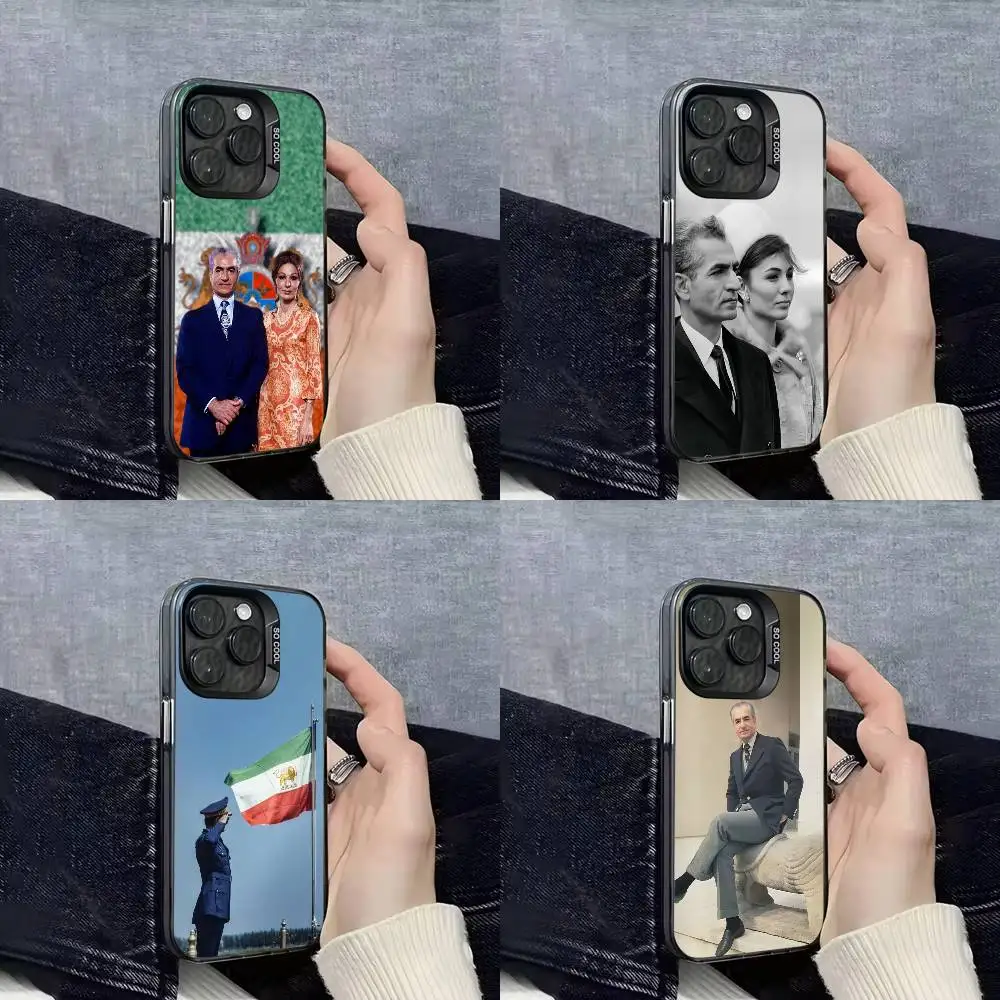 

Mohammad Reza Pahlavi Iran Phone Case For iPhone 17,16,15,14,13,12,11,Pro,Max,Plus,E,SE4,Air,Mini Black IMD Cover