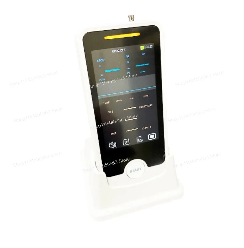 Veterinary Handheld Patient Monitor – Animal NIBP SpO2 Monitor, Portable Dog/Cat Vital Signs Machine with ECG/TEMP Options