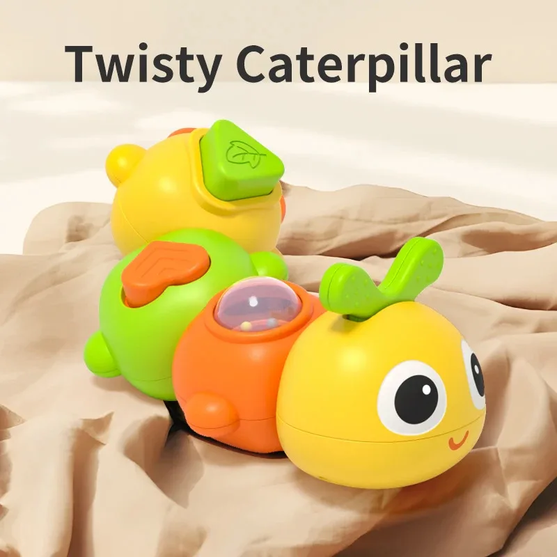 1 pièces bébé hochet jouet dessin animé chenille bébé saisir apaisant jouet éducatif