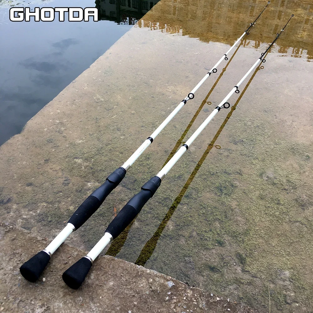 GHOTDA New lure1.6m 1.8m 2.1m 2.4m 2.7m Carbon Fiber Telescopic Fishing Rod  Portable Spinning Rod and Spinning Reels - AliExpress 18