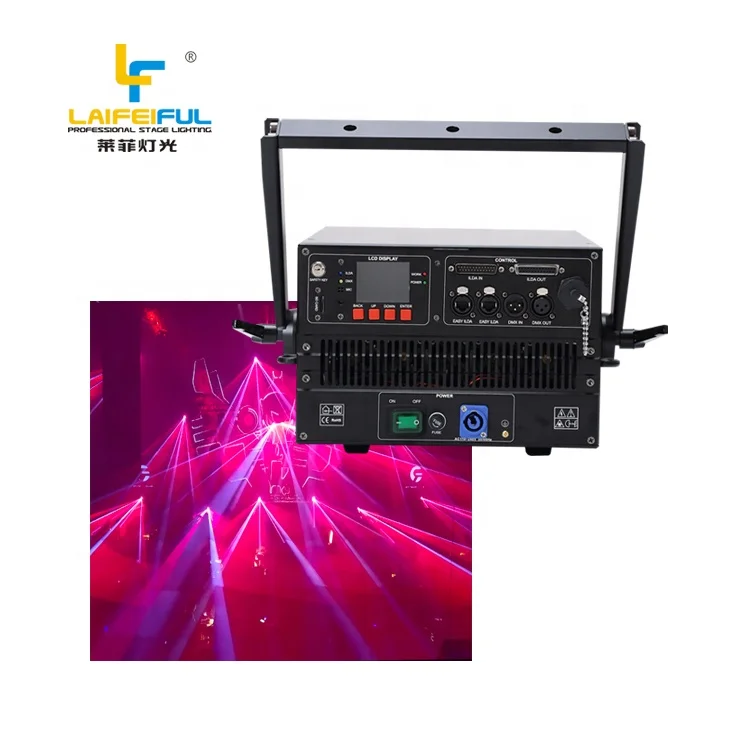 Stage beam light full color 10w promfessional disco laser lamp