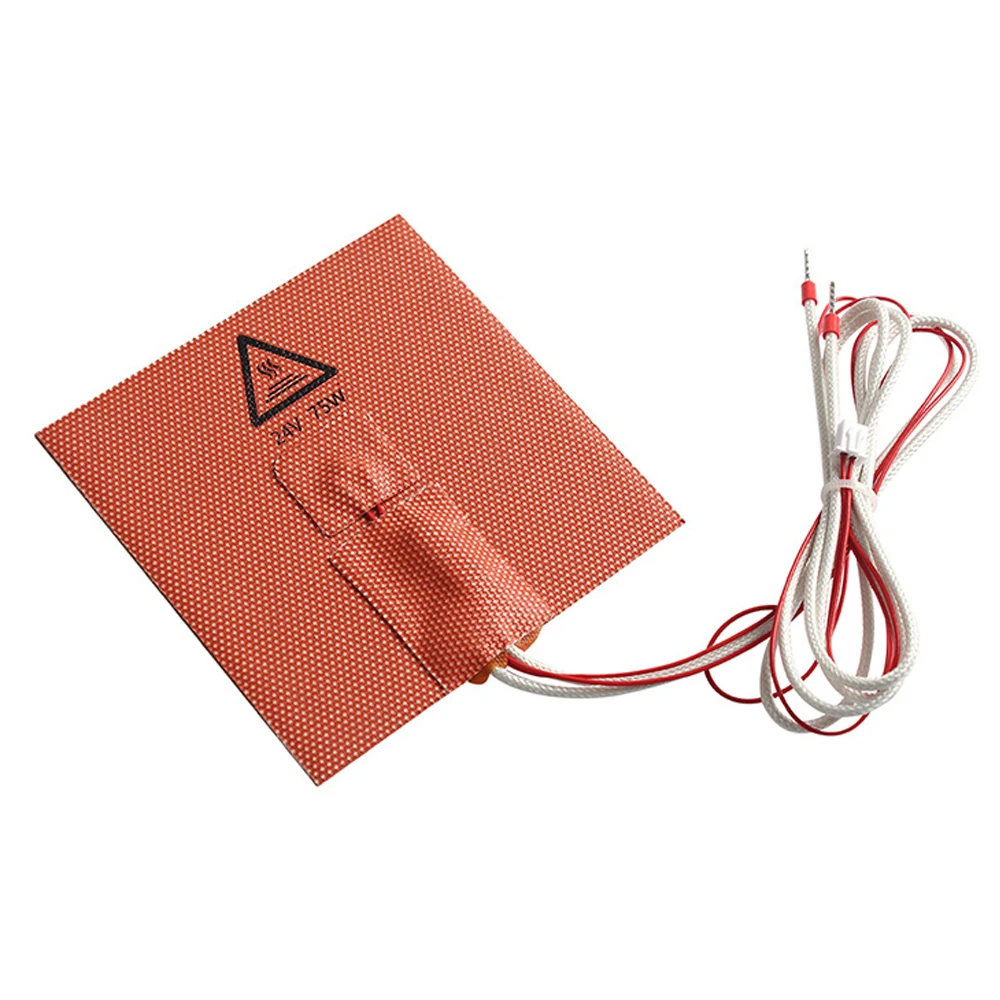 100*100mm 24V 75W Imported Material Heat Bed Heating Pad for VONON0.1/0.2 3D Printer Accessories