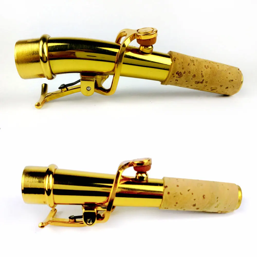 

Straight Curved Soprano Saxophone Neck Brass Paint Gold Bb Sax Parts Accessories