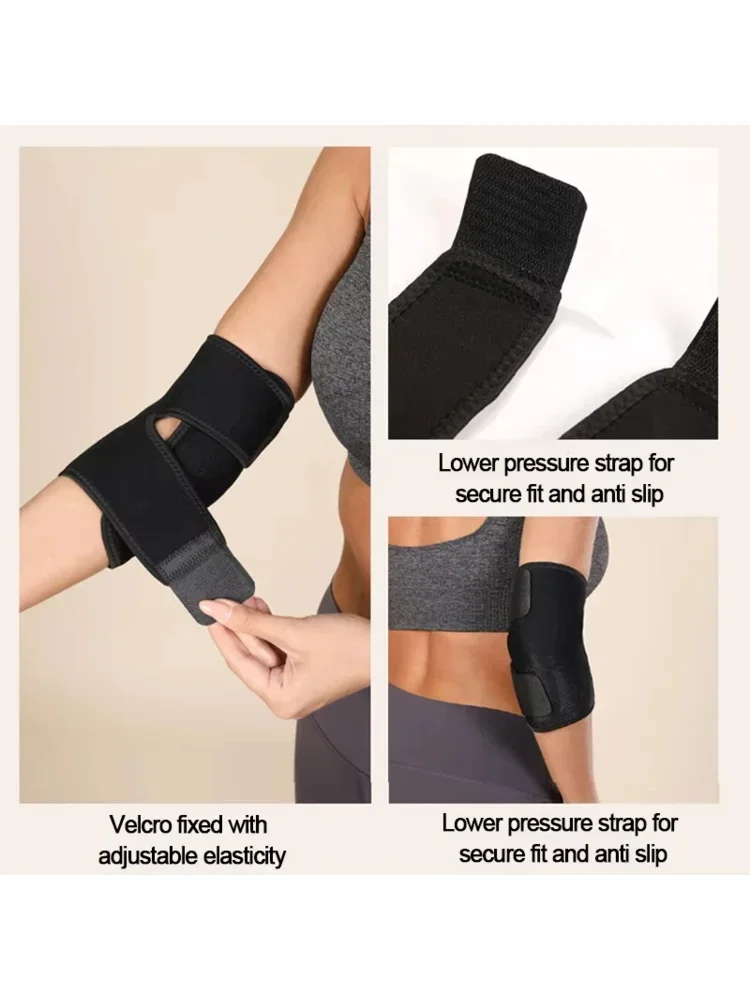 AliExpress OIMG VBOSI Elbow Support Brace 1pc/2pcs Compression Elbow Pads for Tennis Elbow Pain Relief Sports Fitness Basketball Cycling
