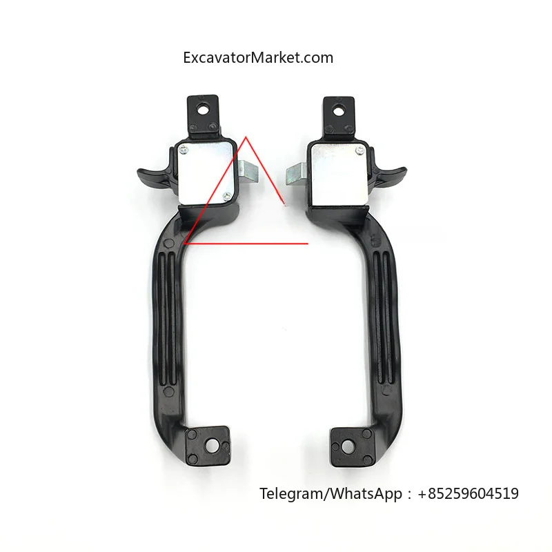 Excavator Spare sunward SWE swe50 60 70 90 Cab Front Glass Lock Front Window Armrest Lock Excavator Accessories