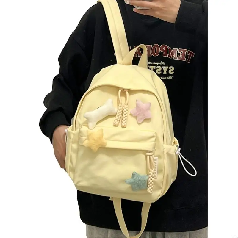 2023 Nuevas bolsas fábrica mochilas para niña mochila versátil mochila bolso hombro doble mochil