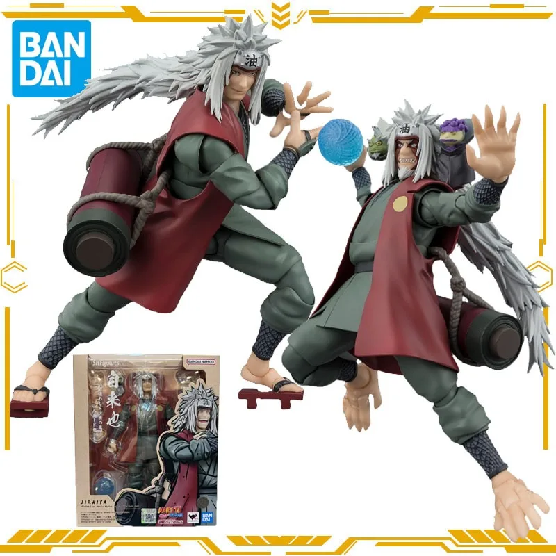 

Bandai Original S.H.Figuarts Naruto Shippuden Anime Figure Jiraiya Action Figure Toys for Boys Girls Gift Collectible Ornaments
