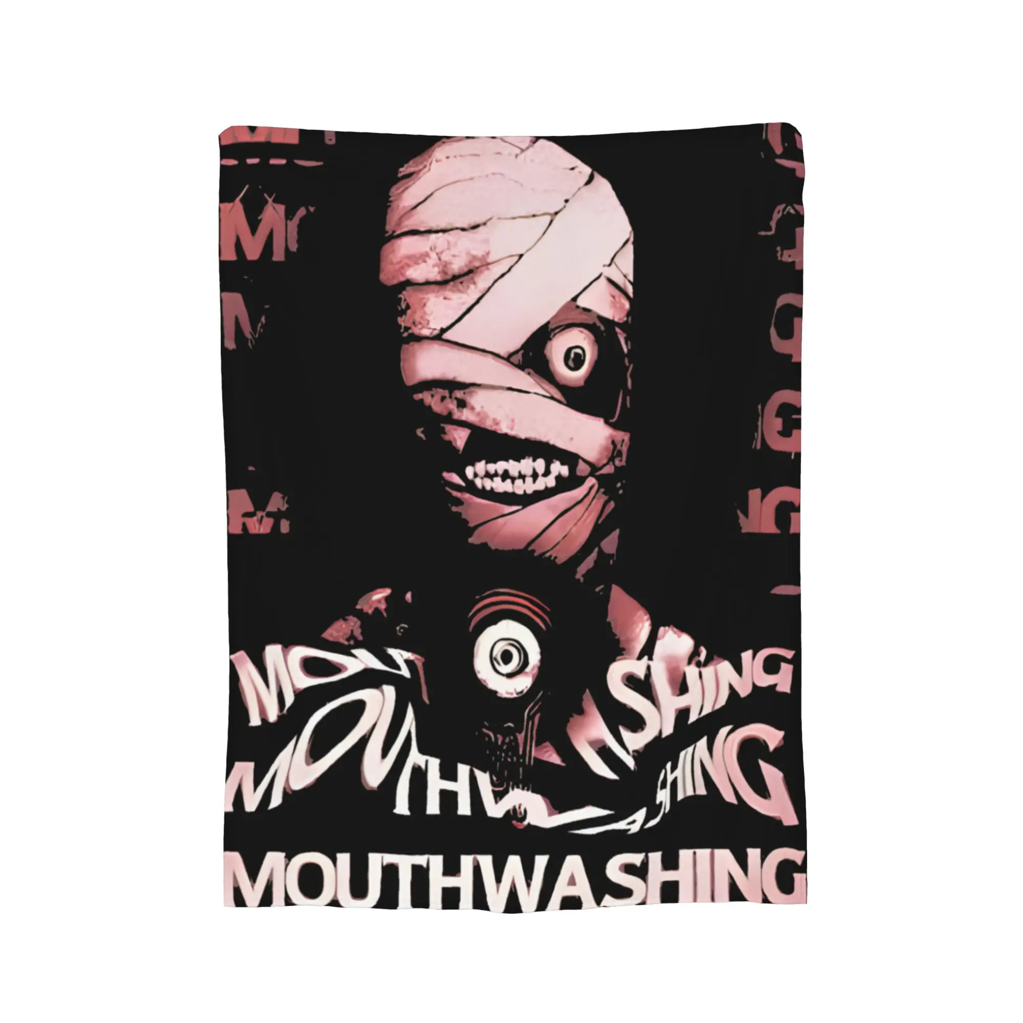 Vintage Game 90s Retro Mouthwashing  Blanket Velvet All Season  Multi-function Super Warm Throw Blankets for Bed Car Quilt