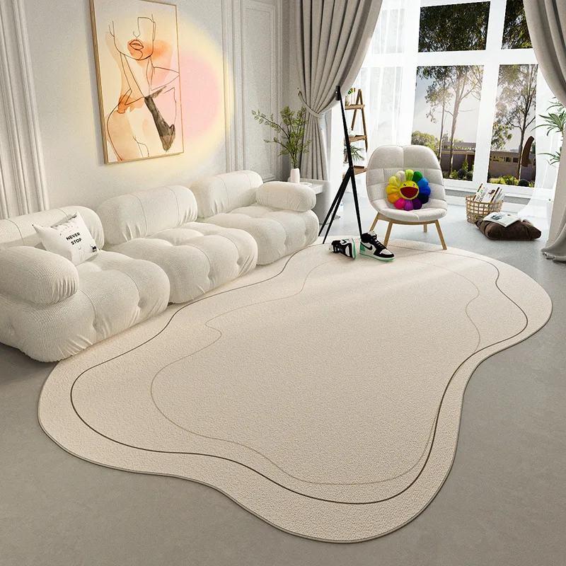 Room Decoration Bedroom Carpet Skin-Friendly Plush Dirt-Resistant, And Soft Carpets Are Non-Slip Home Decor White Velvet Blanket