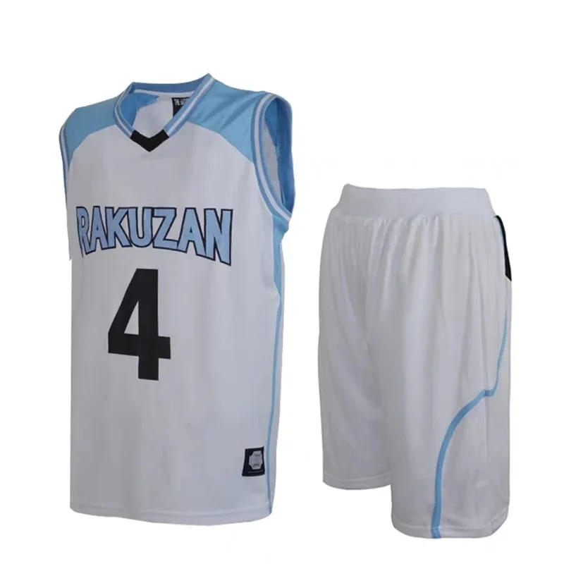 2025 yiyi Anime Kuroko no Basket Basuke Cosplay Rakuzan School Uniform 4 6 Akashi Seijuro Basketball Jersey Sportswear T-shirt C