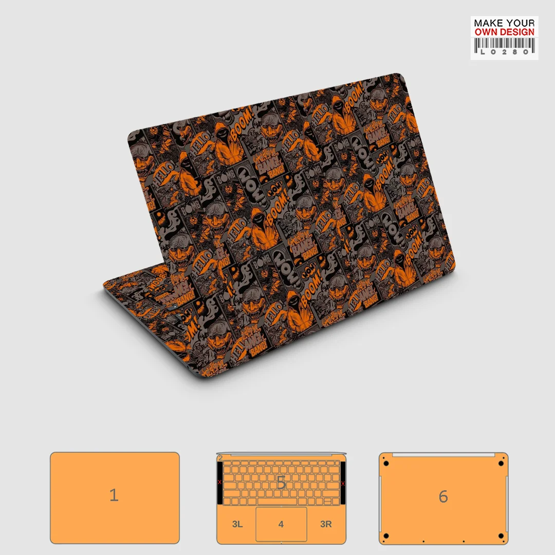 OscarSkin Full Body Wrap Vinyl Decal for MacBook Pro & Air 13/14/15/16 (M1 M2 M3 M4) Protective Sticker