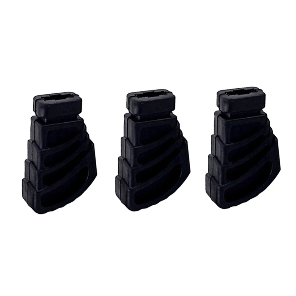 3Pcs Sturdy Drum Rack Drum Rubber Feet For Drummer Cymbal Large Lightweight Increased Friction Stability