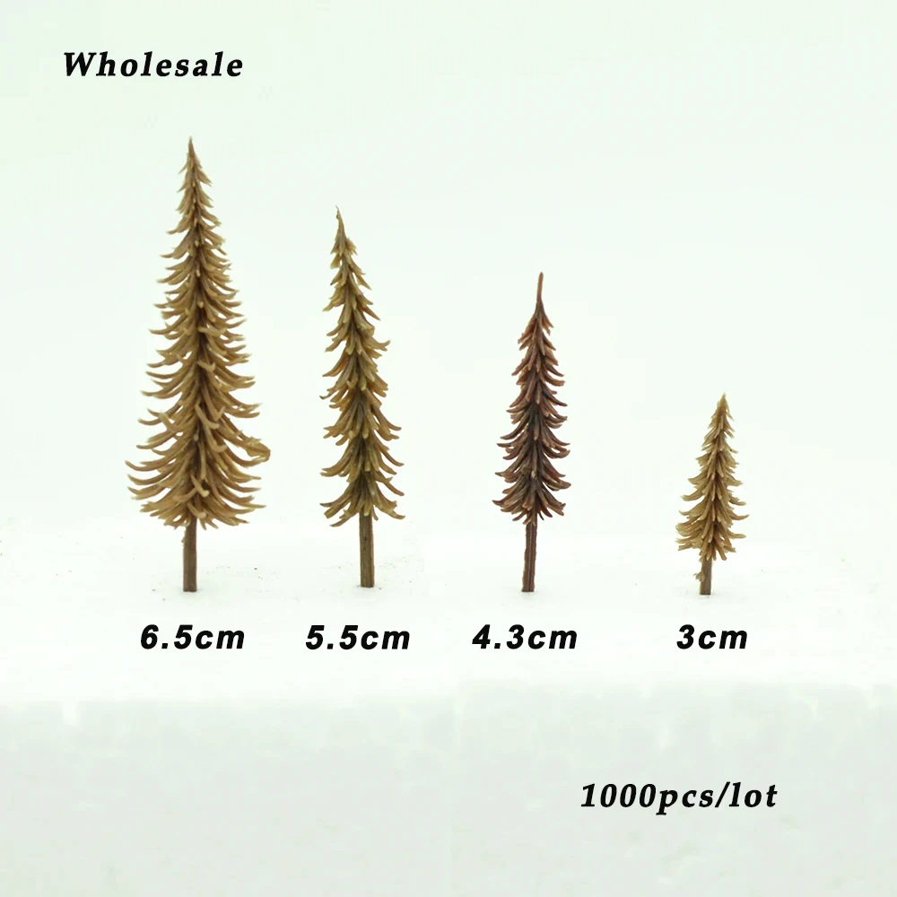 

1000pcs 3/4.3/5.5/6.5cm Miniature Tree Trunk Plstic Tree Arm DIY Model Making Architecture Building Materials for Diorama