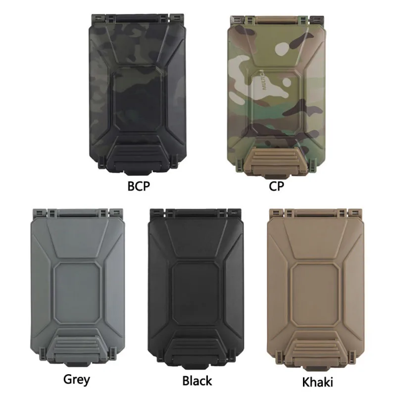 Tactical Battery Nylon Carry Case Waterproof Battery Storage Box Outdoor Tool Portable Hunting MOLLE Pouch 14*8.5*4cm