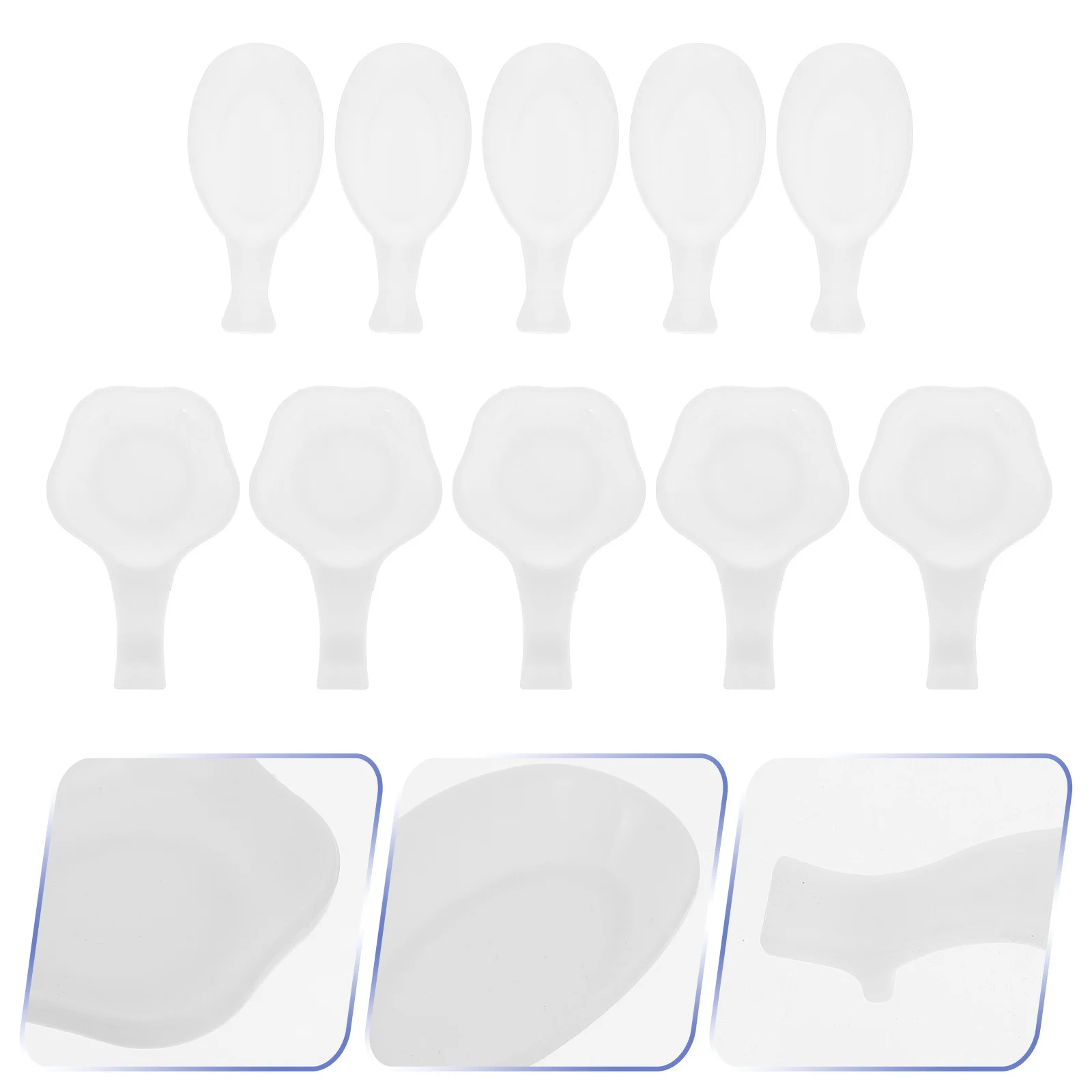 

40Pcs Calligraphy Ink Dish White Paint Ink Plate Brush Holder Home Office Study Room Decor Sauce Dish Office Sauce Cups