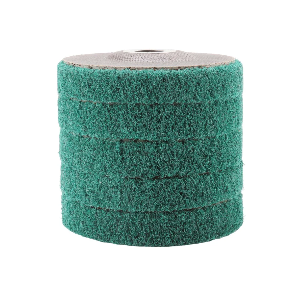 5Pcs Nylon Fiber Flap Wheels Polishing Buffing Wheel Scouring Pad Grinding Disc for Angle Grinder for Metal Polisher