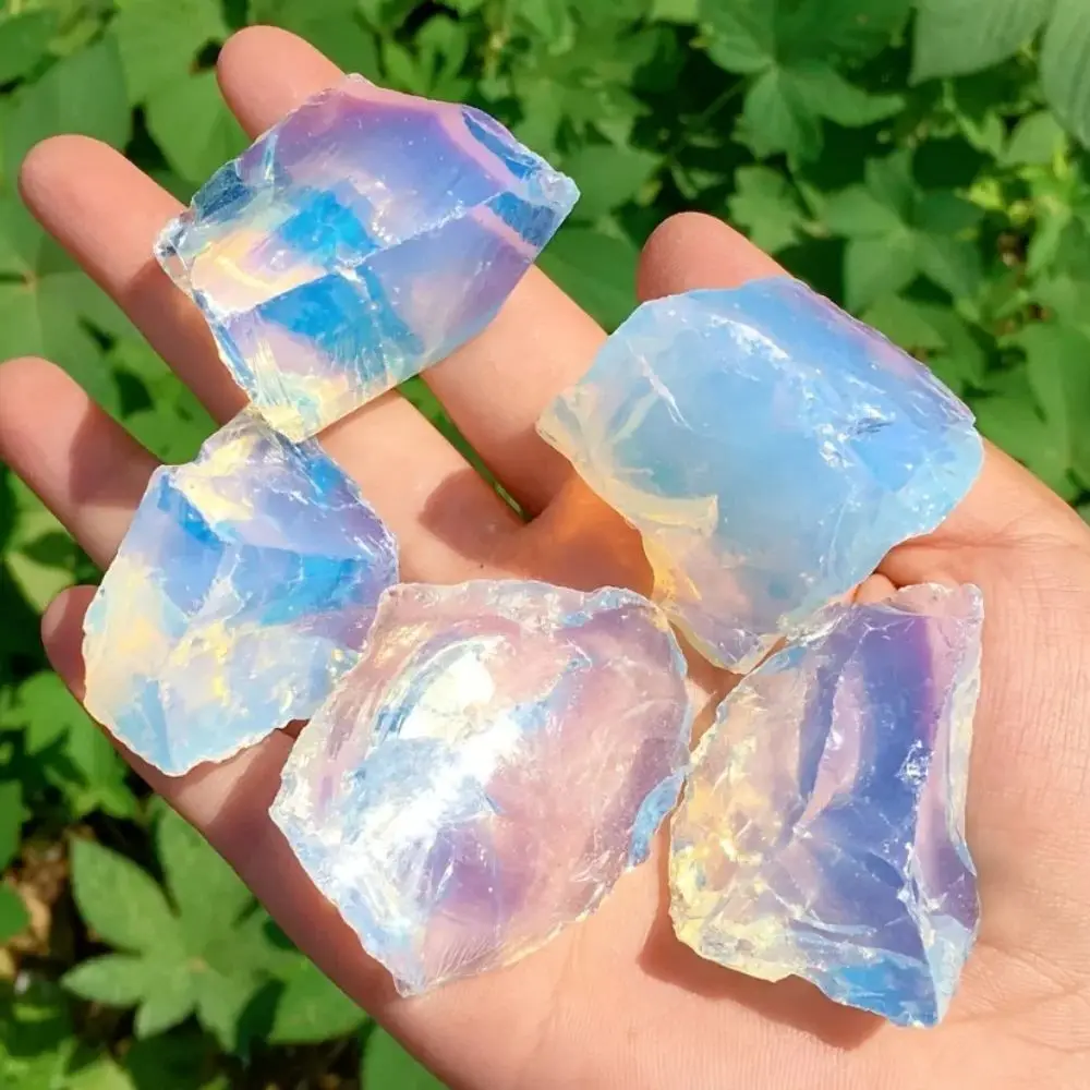 Ópalo Natural de 700g, piedras rugosas, cristal de cuarzo, Mineral crudo, cristales curativos de Reiki, especímenes de gemas coleccionables para regalo de decoración del hogar