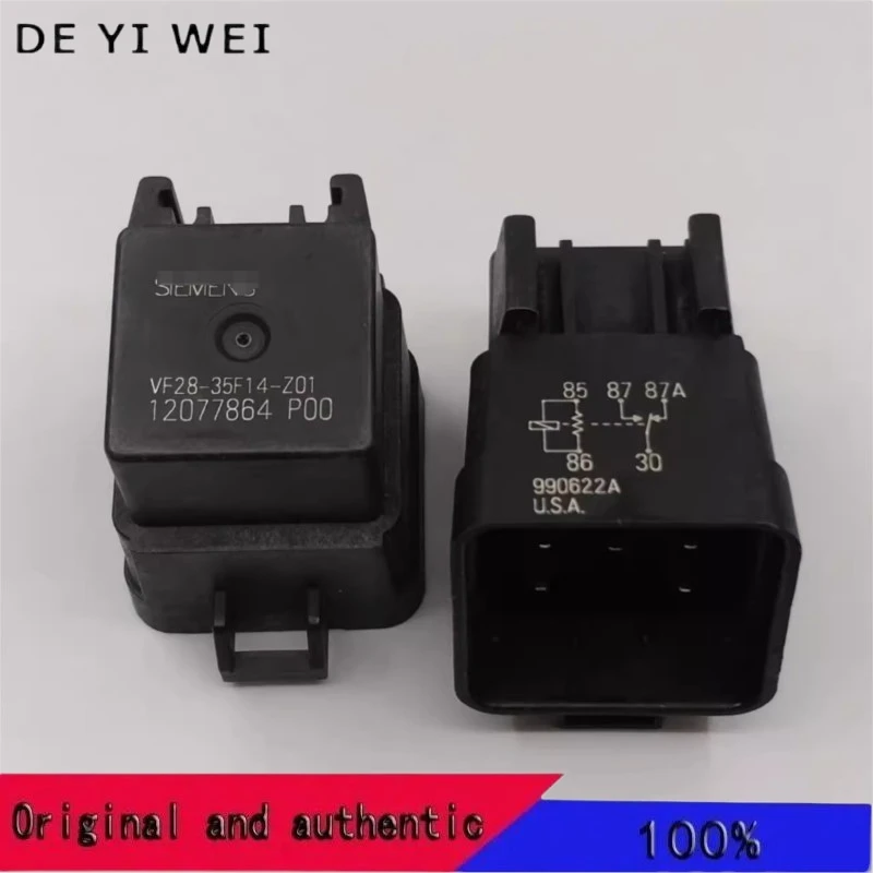 Novo ventilador de carro VF28-35F14-Z01 12077864 12V 5Pin, farol, relé de limpador novo original