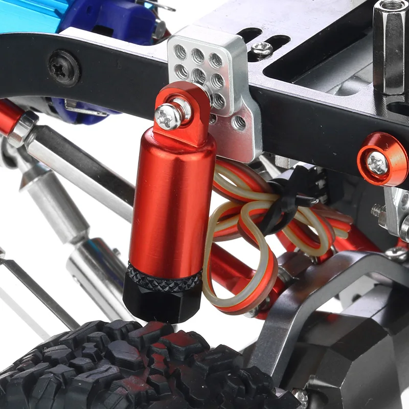 WOWFU-Metal Adjustable Shock Absorber Bracket Extender Seat For WPL C14 C24 C34 C44 B14 B16 B24 B36 1/16 RC Car Parts