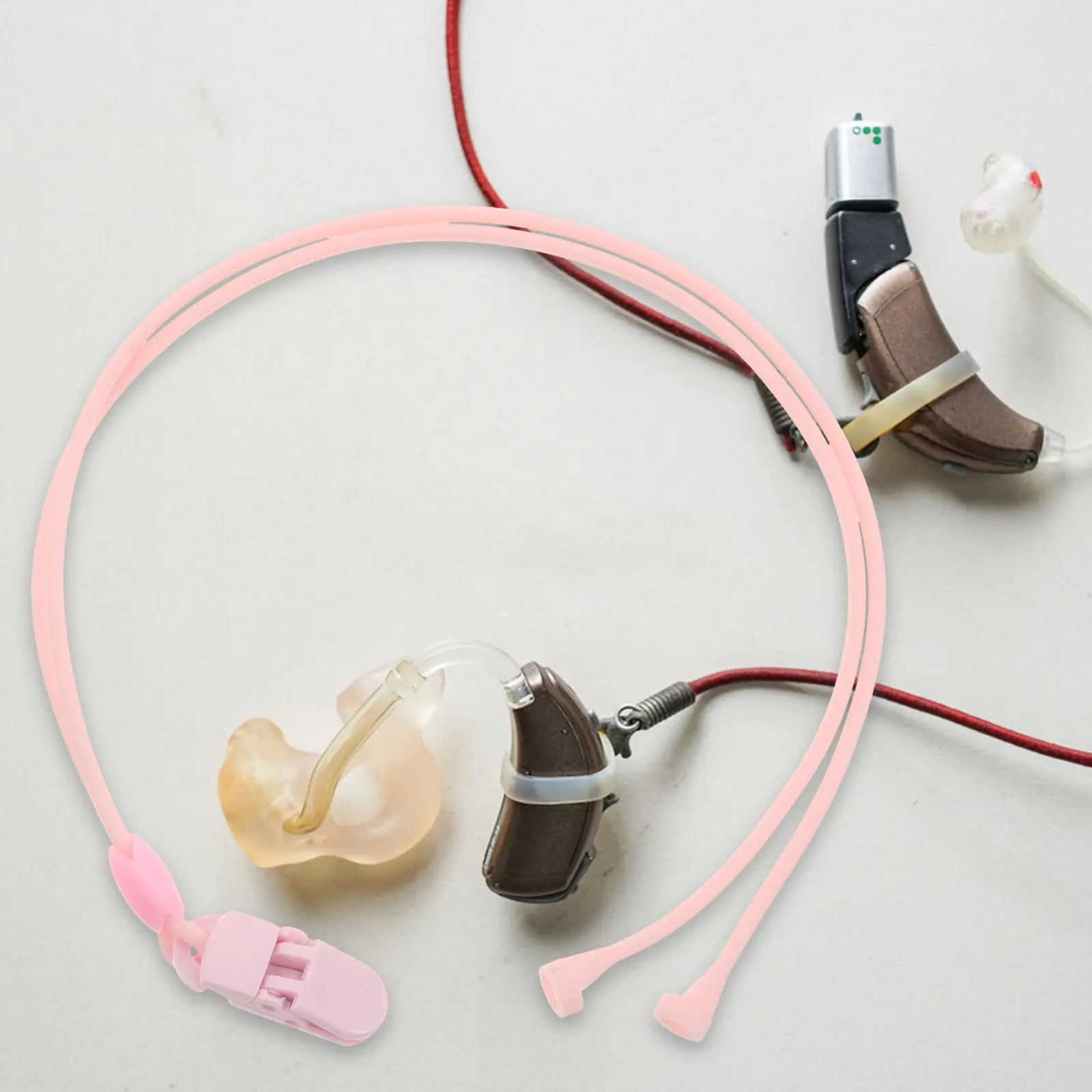 Cordon de maintien réglable en silicone pour aides auditives, anti-dérapant, pour seniors et enfants, confortable et anti-perte