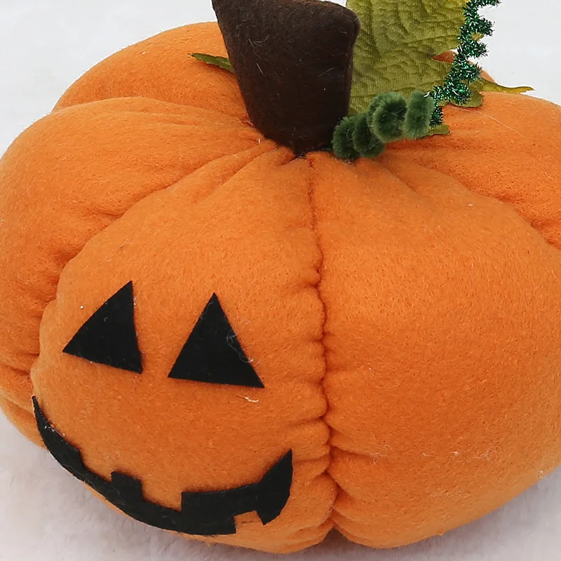 Citrouille en peluche de dessin animé pour enfants, décoration d'Halloween, décoration de la maison, décoration de jardin, jouet de beurre, cadeau de vacances