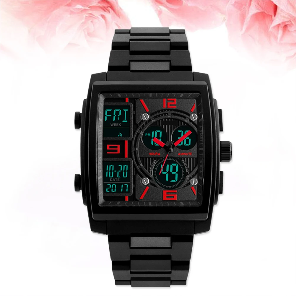 

Outdoor Sports Watches Multi-function for Men Multifunction Backlight Men's Digital Waterproof Wristwatch Student