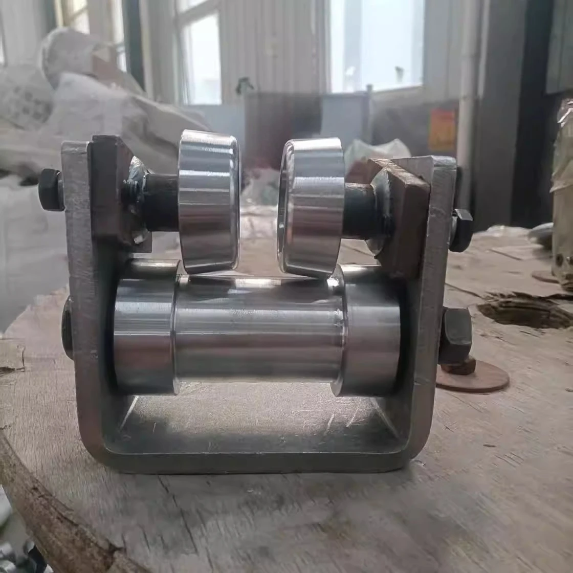 10 #12 #14 #16 #hydraulic hoist cargo I-beam wheel set machinery