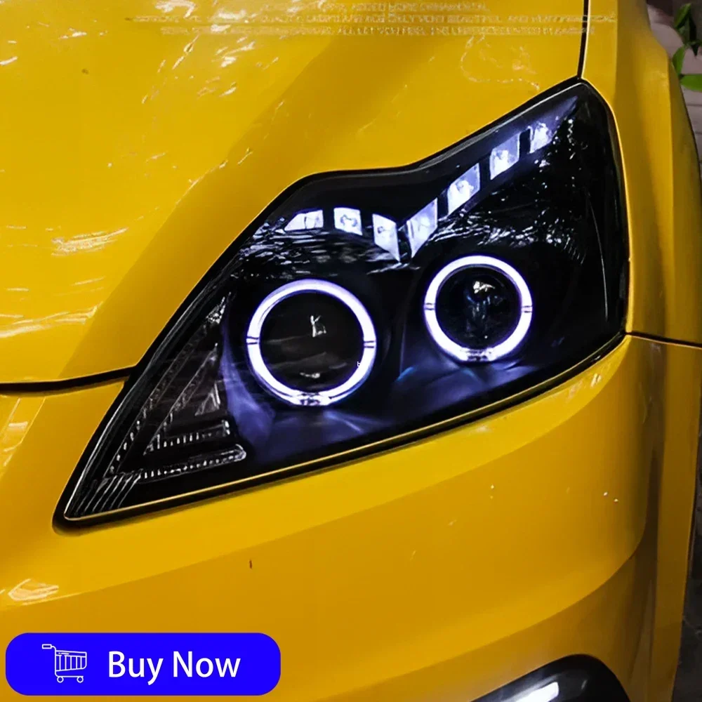 

For Ford Focus 2009-2011 Car Front Lamps LED Auto Headlights Assembly Upgrade Flashing Signal Light 2 Projector Lens Accessories