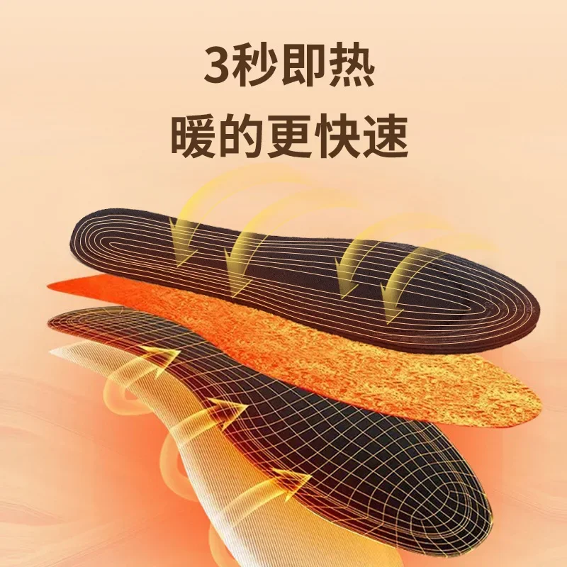 USB Heated Insoles Washable Cuttable Electric Warm Foot Pad