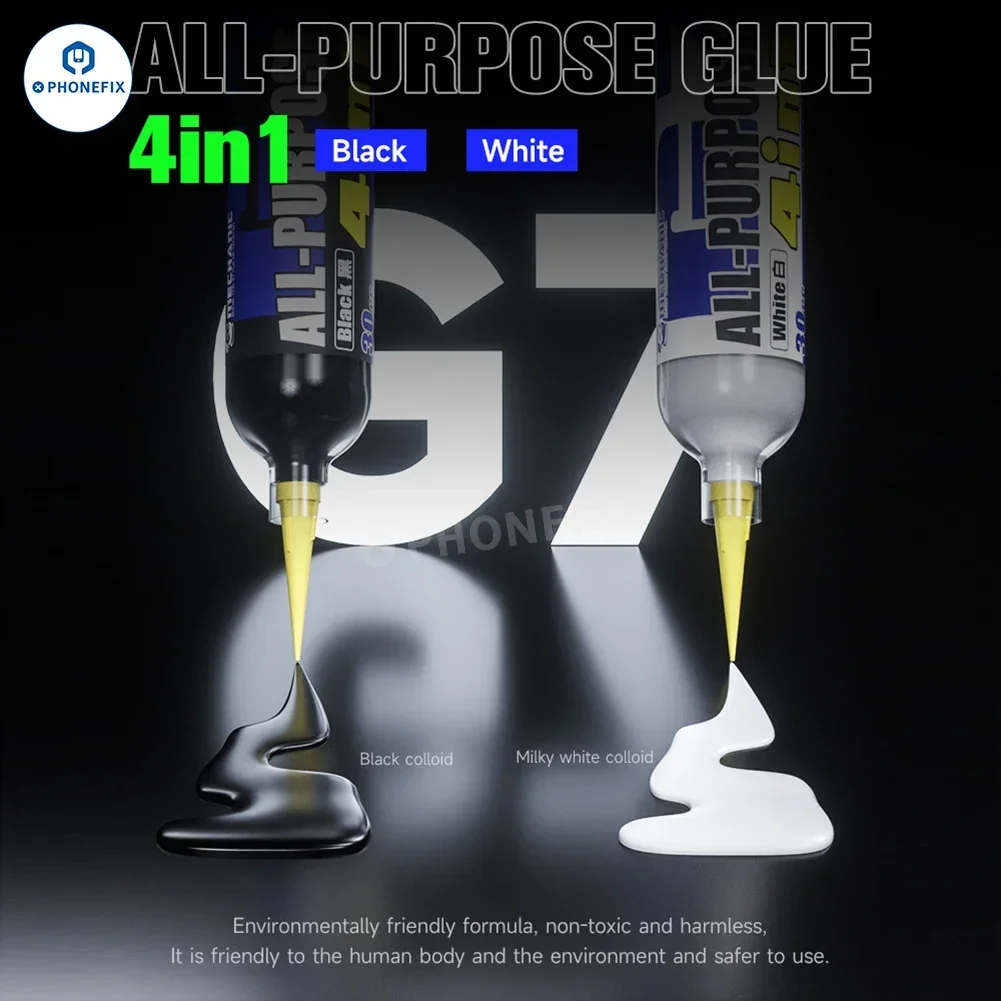 MECHANIC G7 4 in 1 Multifunctional Repair Glue Clear Contact Phone Repair Adhesive Universal Glass Plastic DIY Glue 30CC