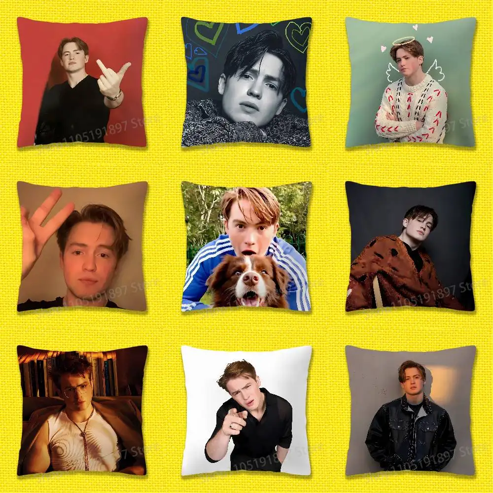 

Actor Kit C-Connor Throw Pillow Case For 45x45cm 40x40cm 30x30cm 50x50cm 55x55cm Square Home Pillowcase Case