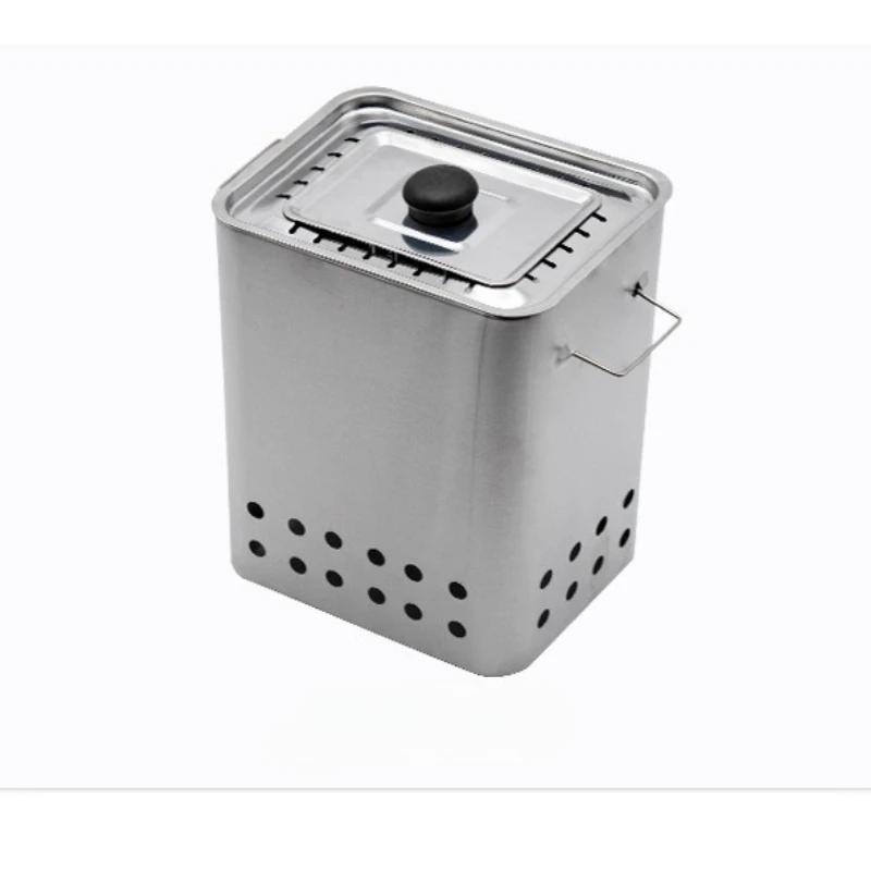 Braised  Smokeless charcoal grill Stainless steel grill Full set Charcoal Portable grill