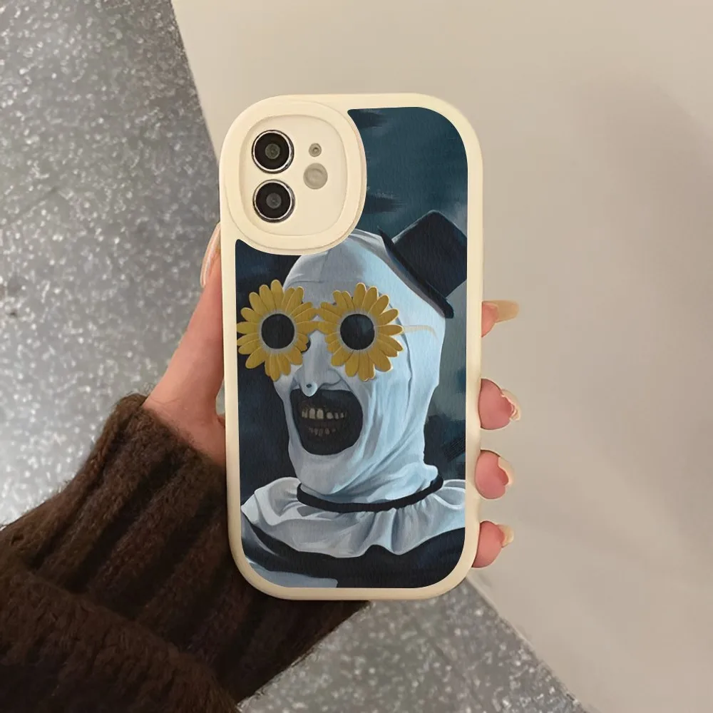 Horror Movie Terrifier Phone Case Hard Leather For IPhone 16 15 14 13 12 Mini 11 14 Pro Max Xs X Xr 7 8 Plus Fundas