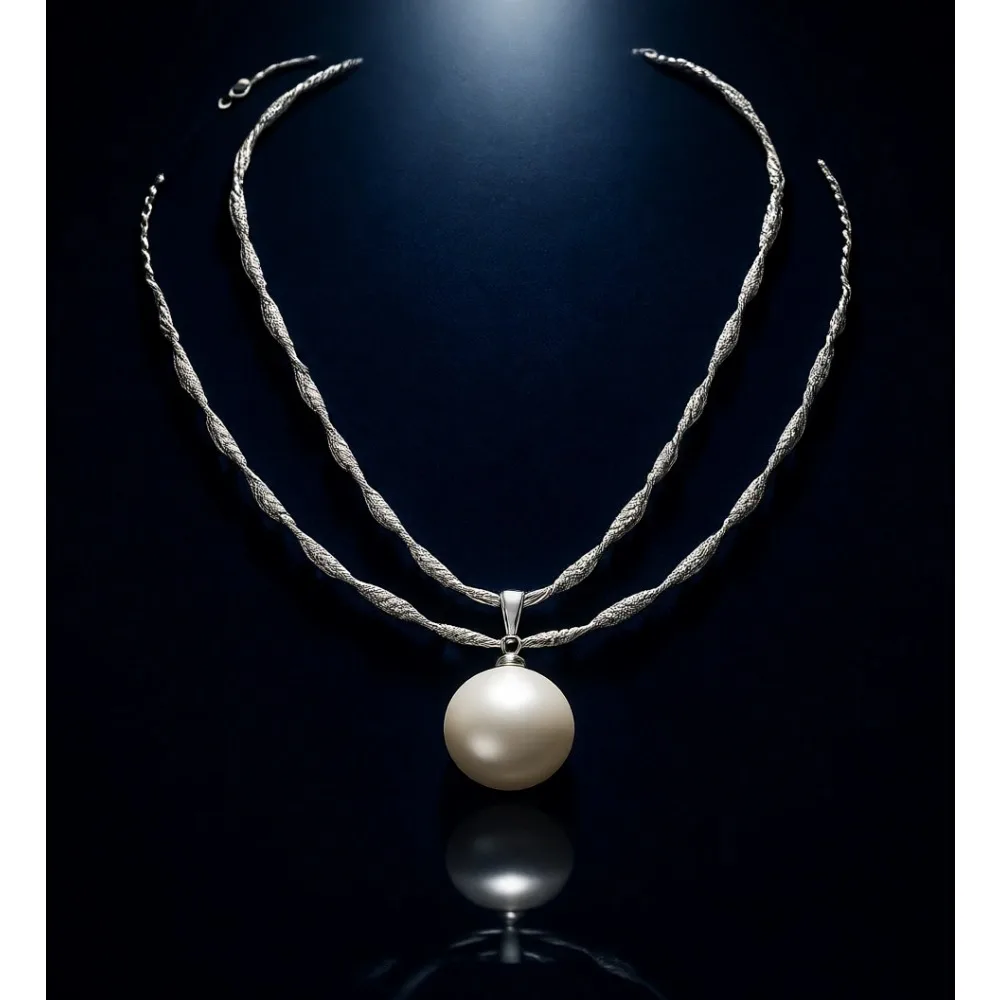 

Серебряное колье-цепочка с регулируемой длиной и блестящими элементами, подарок для женщин