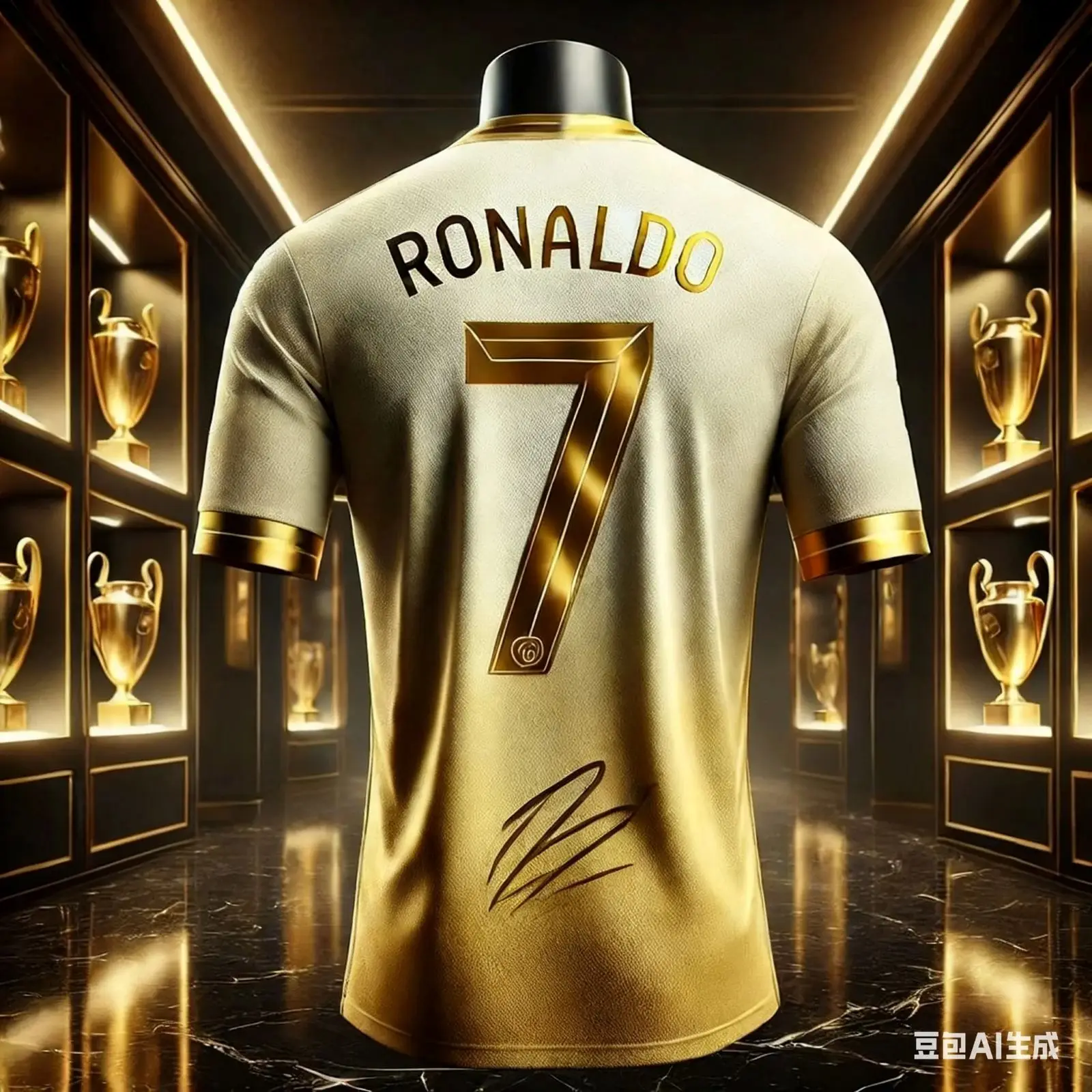 Fußballstar Ronaldo's Stylisches Trikot Fan-Geschenk Tägliche Kleidung Outdoor-Sport Atmungsaktiv Kinder/Erwachsene Kurzarm – Detail 4