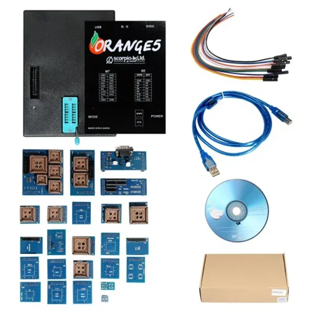 2025Orange5 ECU Programmer OEM Orange 5 Full Adapters V1.35 Orange5 Plus Full Universal Programmer Orange5 Programming Car Tool