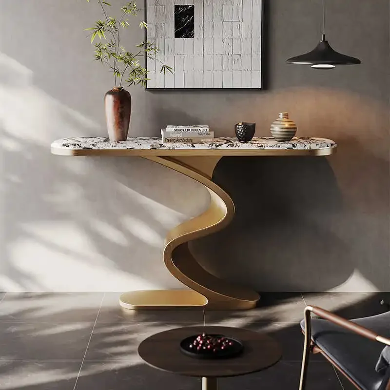 Japandi Heavy Duty Construction Entryway Table Multi Tier with Doors Step by Instructions Easy Assembly for Family Room