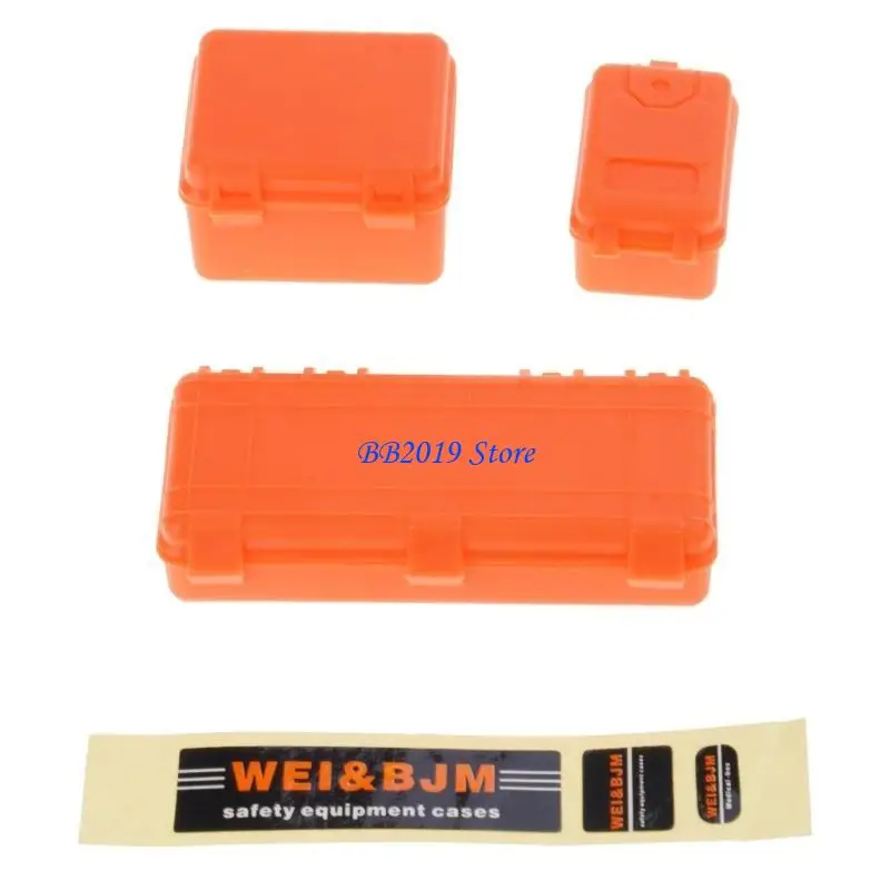 Q0KB A Set Equipment Case for SCX24 Truck Trunk Supplies for Home Outdoor